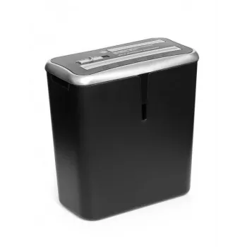 WALLNER papiersnipperaar XD805 CD Cross-Cut, 8 vel, 15L, zwart