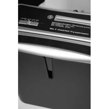 WALLNER papiersnipperaar XD805 CD Cross-Cut, 8 vel, 15L, zwart