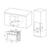 Compactoven MPM-63-BOK-24, 24L, 1500W, zwart