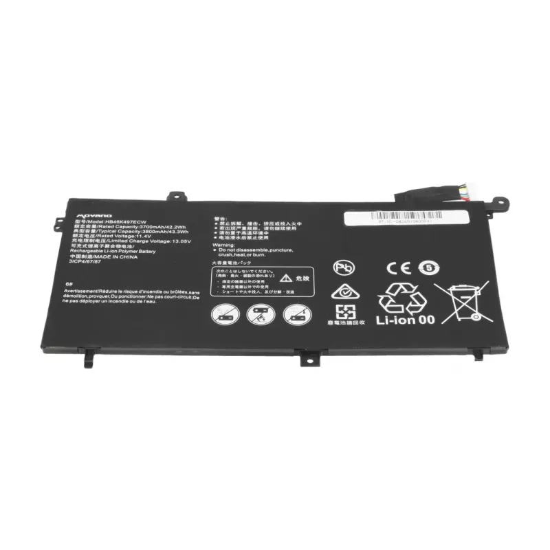 MOVANO accu voor Huawei Matebook D-serie HB46K497ECW - 3700 mAh (42,2 Wh)