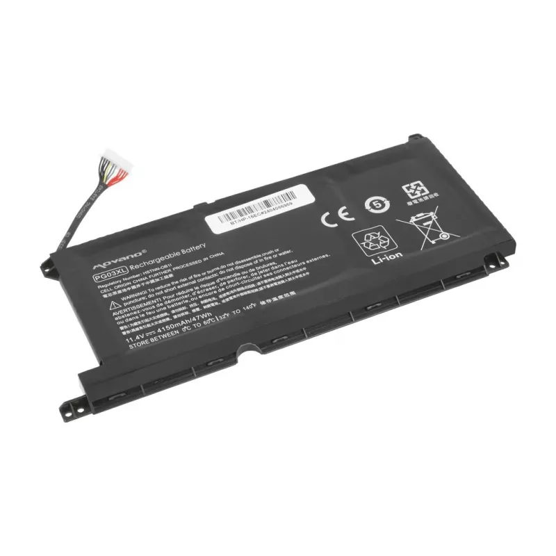 MOVANO accu PG03XL voor HP 15-DH 15-EC 15-DK 16-A - 4150 mAh (47 Wh)