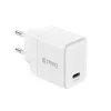 Crong Ultra Compact GaN USB-C 45W PD 3.0 PPS wandlader (wit)