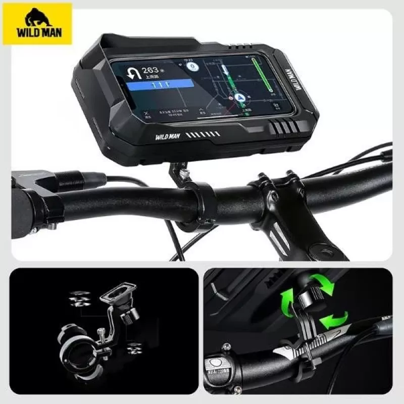 WILDMAN FK2 fietstas frametas met smartphonehouder, zwart