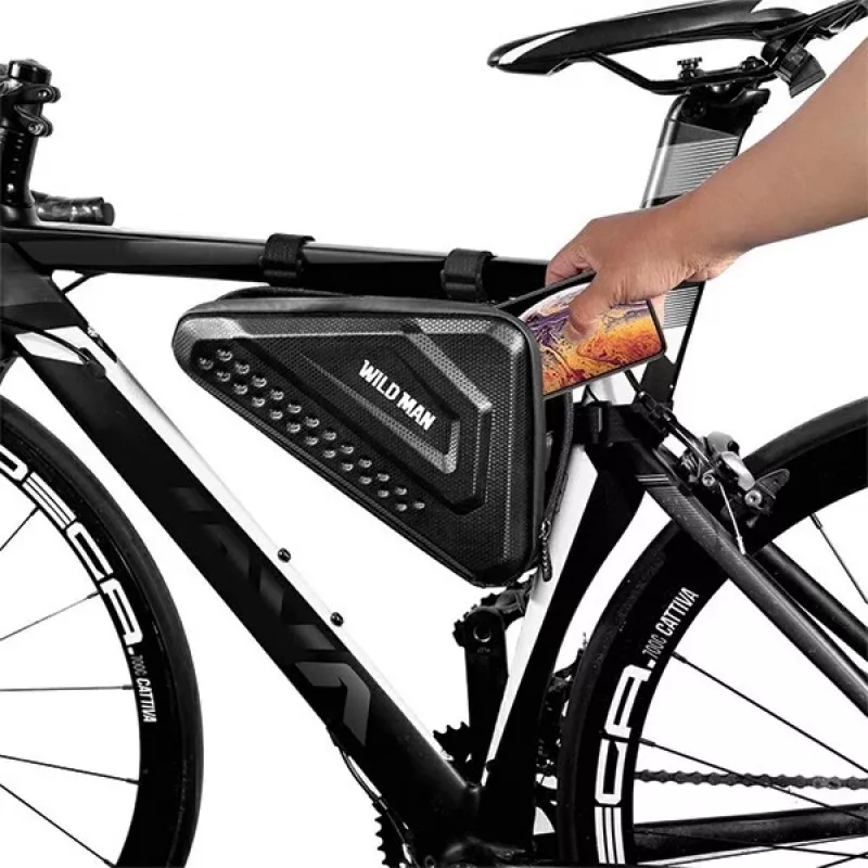 WILDMAN ES19 1L fiets bovenbuistas zwart