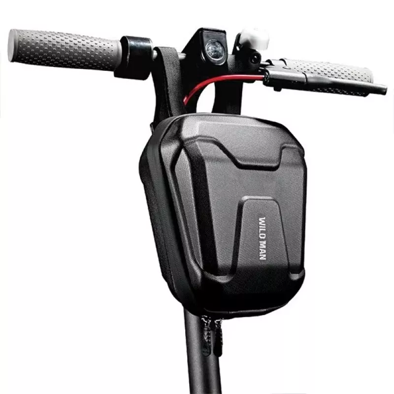 WILDMAN opbergtas voor elektrische scooter, stuurmontage, frametas, zwart