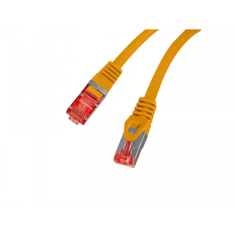 LANBERG Cat.6 S/FTP LSZH patchkabel 20m oranje Fluke Passed