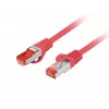 LANBERG Cat.6 S/FTP LSZH Patchkabel 20m rood Fluke Passed
