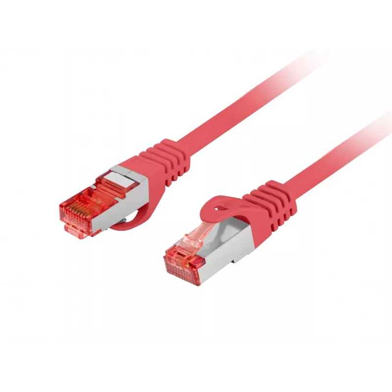 LANBERG Cat.6 S/FTP LSZH Patchkabel 20m rood Fluke Passed