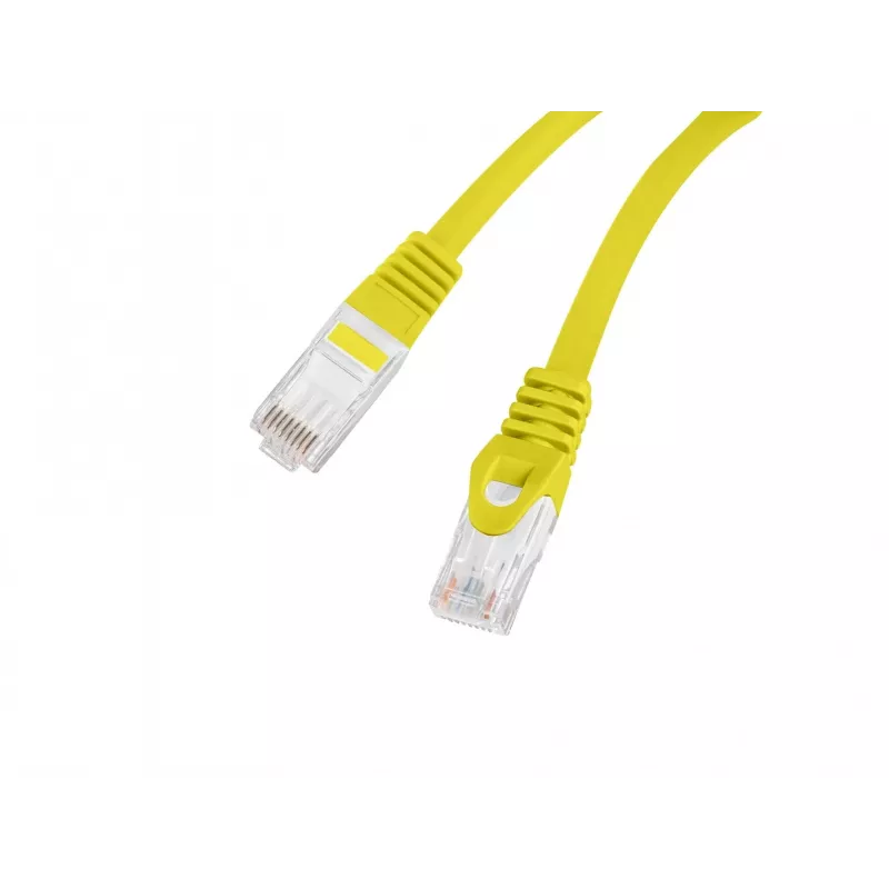 LANBERG Cat.6 UTP LSZH Patchkabel 20m geel Fluke Passed