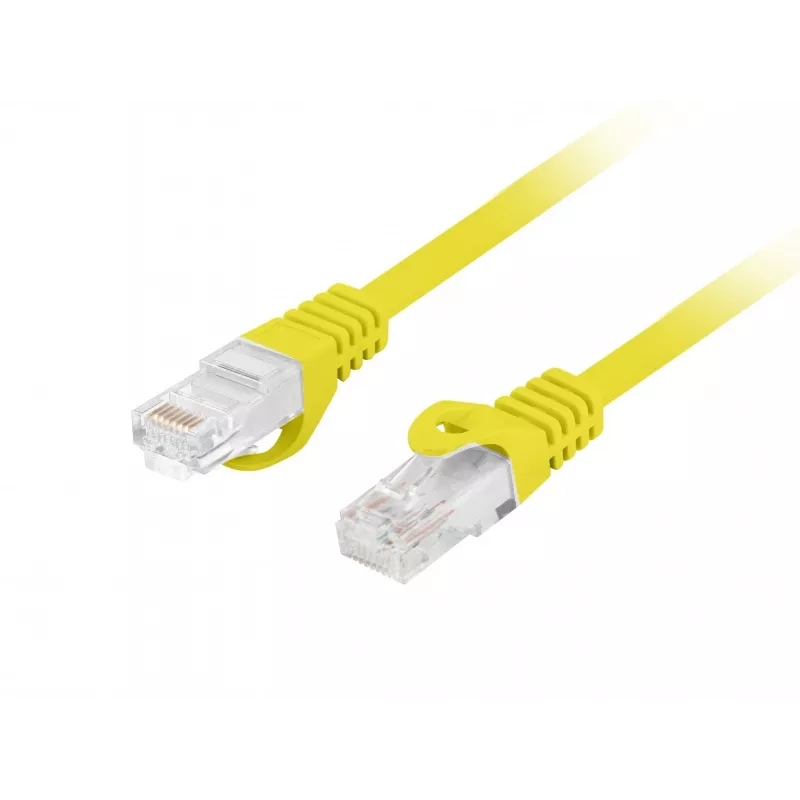 LANBERG Cat.6 UTP LSZH Patchkabel 20m geel Fluke Passed