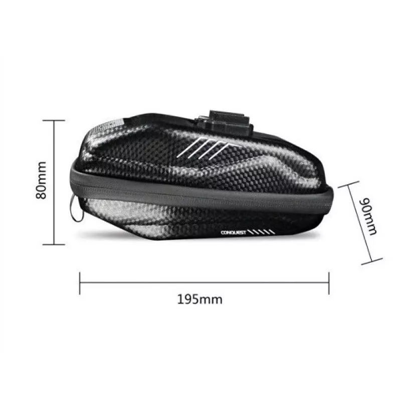 WILDMAN E7S XS zadelpen tas 1,2 L zwart