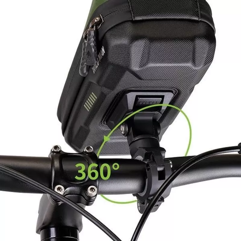 WILDMAN fietsframetas GX330 met telefoonhouder, groen