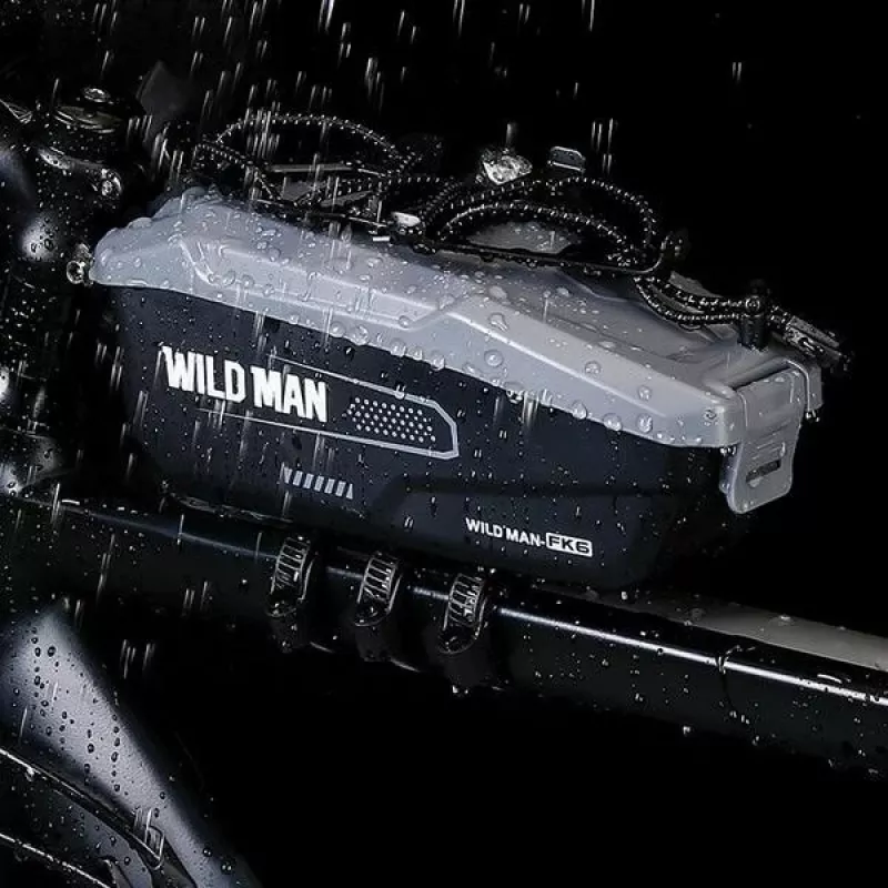 WILDMAN FK6 fietsframetas grijs-zwart