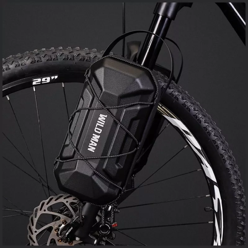 WILDMAN GD6XPlus stuurtas voor elektrische scooter, framerek-tas, zwart