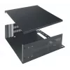 Vaddio Middle Atlantic 4U wandmontage-rackbehuizing - zwart - 19 inch
