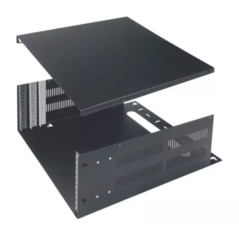 Vaddio Middle Atlantic 4U wandmontage-rackbehuizing - zwart - 19 inch