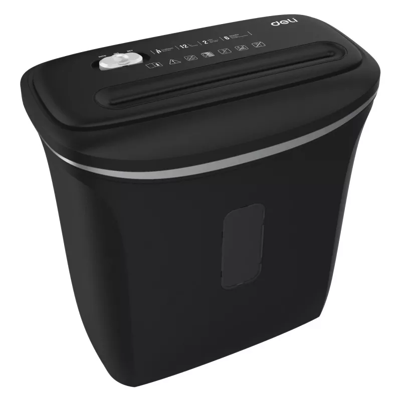 Deli E9945 cross-cut papiervernietiger, 10 vel, 20L, P-4