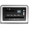 DELI E9917EU cross-cut papiervernietiger, 10 vel, 20L, zwart