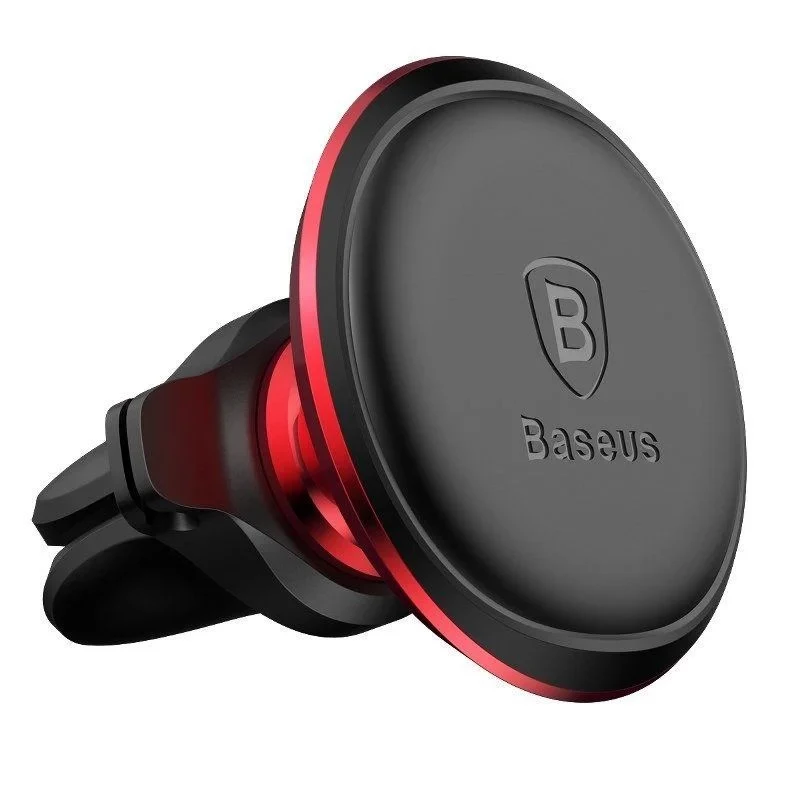 BASEUS magnetische ventilatiehouder voor in de auto rood