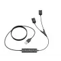 Yealink USB/QD trainer-kabel voor YHS-serie (USB naar QD) - zwart