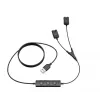 Yealink USB/QD trainer-kabel voor YHS-serie (USB naar QD) - zwart