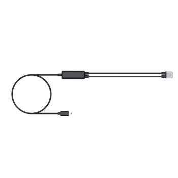 Yealink telefoonkabel (1 stuk) - RJ9 headset-splitterkabel 25 cm zwart