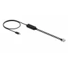 Yealink telefoonkabel (1 stuk) - RJ9 headset-splitterkabel 25 cm zwart
