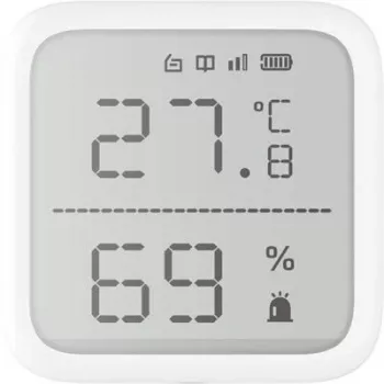 Hikvision DS-PDTPH-E-WE AX PRO temperatuur- en vochtigheidssensor
