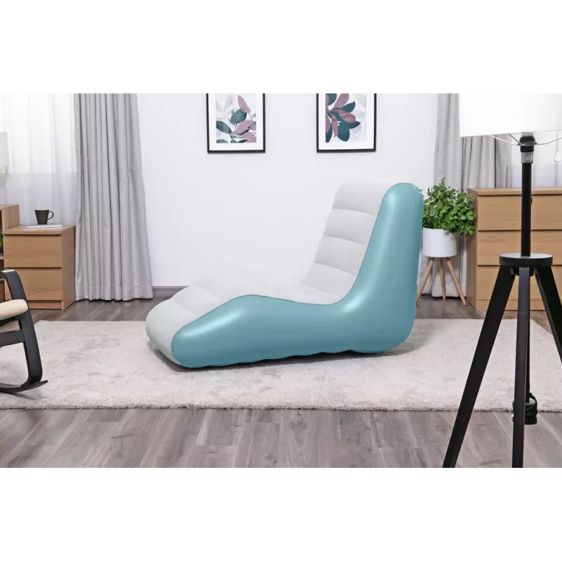 Bestway opblaasbare fauteuil 75127 grijs