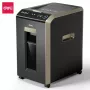 DELI ET089 cross-cut papiervernietiger, 8 vel, 15L, zwart