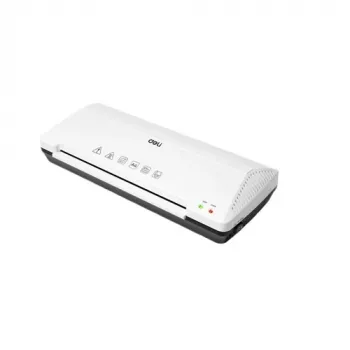 DELI kantoorlaminator ET102 A4 - warm & koud, 2 rollen, 250 mm/min, zwart