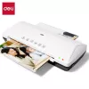 DELI kantoorlaminator ET102 A4 - warm & koud, 2 rollen, 250 mm/min, zwart