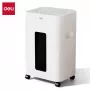 Deli ET048 cross-cut papiervernietiger, 8 vel, 15 L, zwart