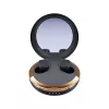 Happy Plugs Adore draadloze in-ear-koptelefoon met spiegel-oplaadcase (zwart)