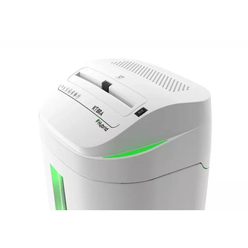 KOBRA Hybrid S6 cross-cut papierversnipperaar, 6 vel, 20L, zwart/zilver