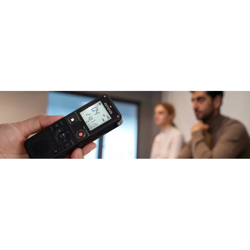 AIWA DVR-A600 digitale voicerecorder 8GB zwart