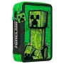 KIDS Minecraft uitklapbare etui voor school, uitbreidbare organizer, multicolor