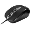 YENKEE YMS 1025 BK QUITO USB-kabelmuis, optisch, 1000 DPI, 4 toetsen, zwart