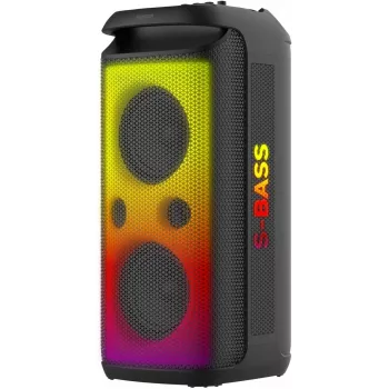 SENCOR Partycon BOOST Power 250W draagbare bluetooth-partyluidspreker met TWS, IPX4, LED, FM-radio, karaoke, microfoon