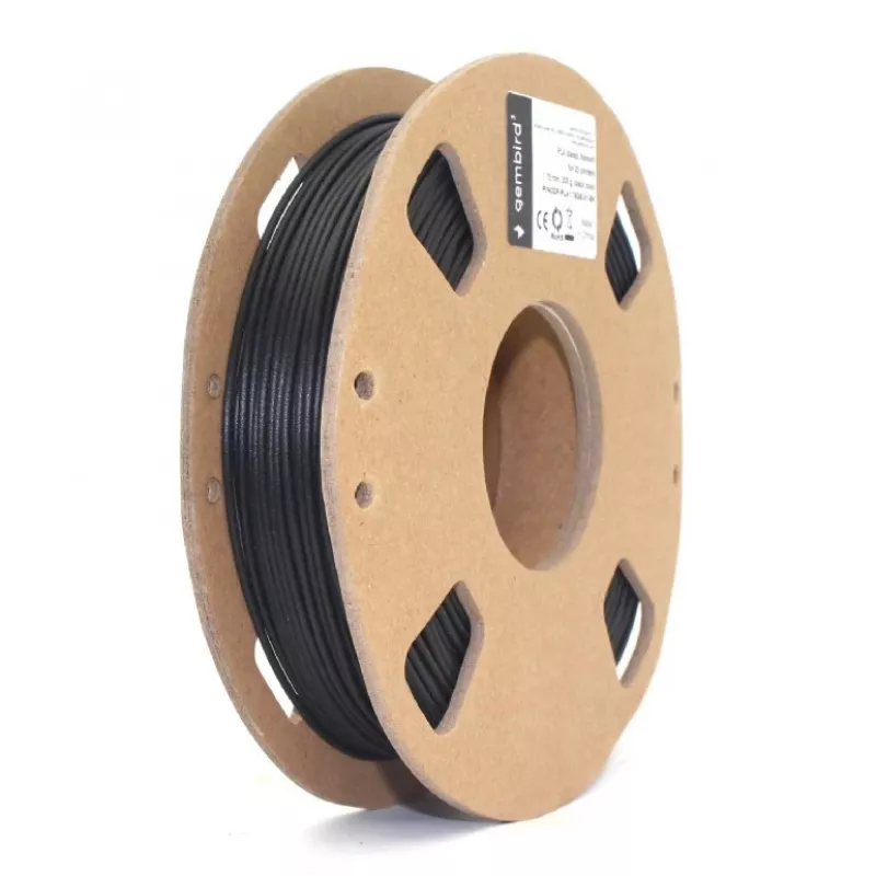 Gembird PLA filament 1,75 mm zwart 200 g