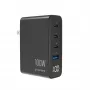 GEMBIRD GaN snellader 4x USB 100W zwart