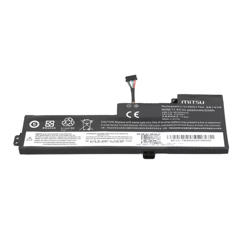 MITSU Accu voor Lenovo T470 T480 A475 A485 01AVA19