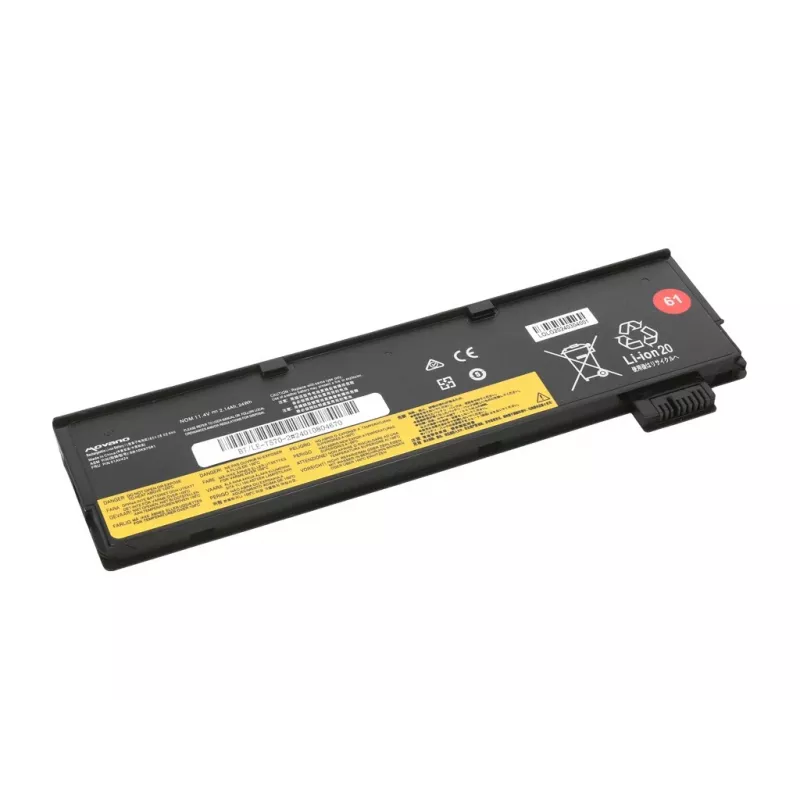 MITSU Accu SB10K97582 voor Lenovo ThinkPad T470 T570 - 2140 mAh (24 Wh)
