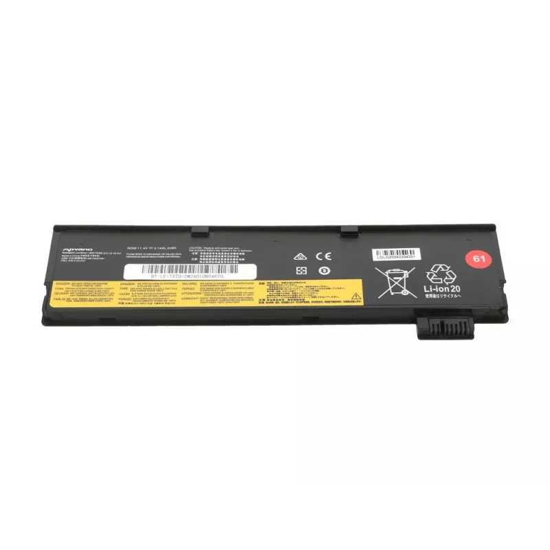 MITSU Accu SB10K97582 voor Lenovo ThinkPad T470 T570 - 2140 mAh (24 Wh)