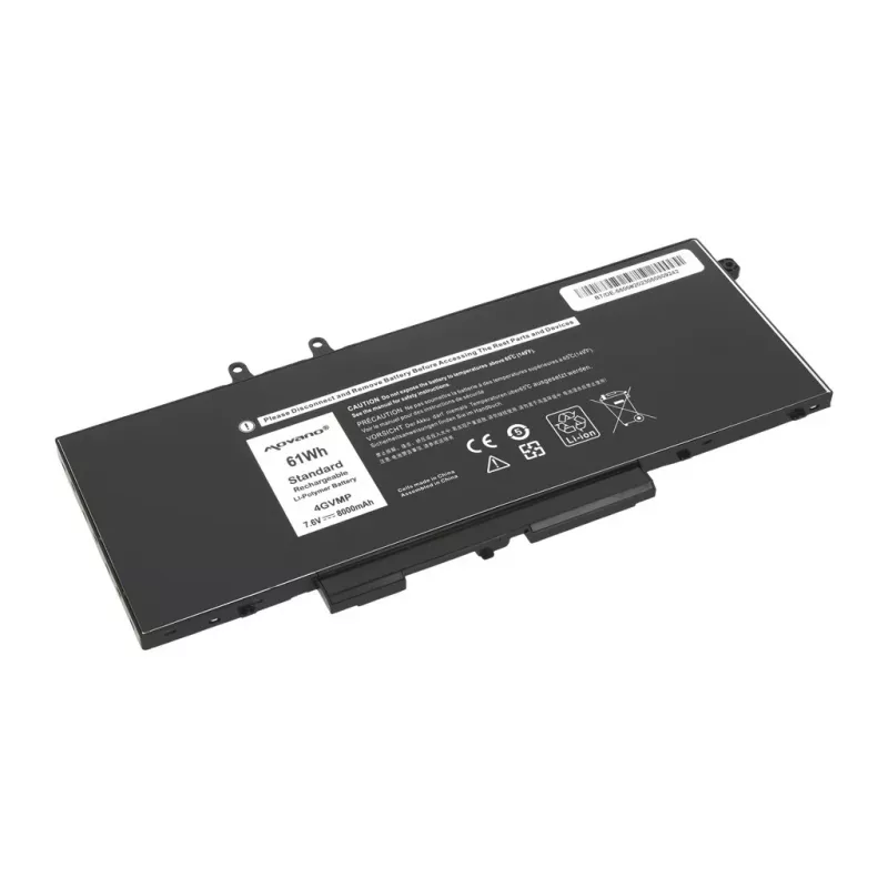 MITSU Accu 4GVMP voor Dell Latitude 5400 5500 - 8000 mAh (61 Wh)