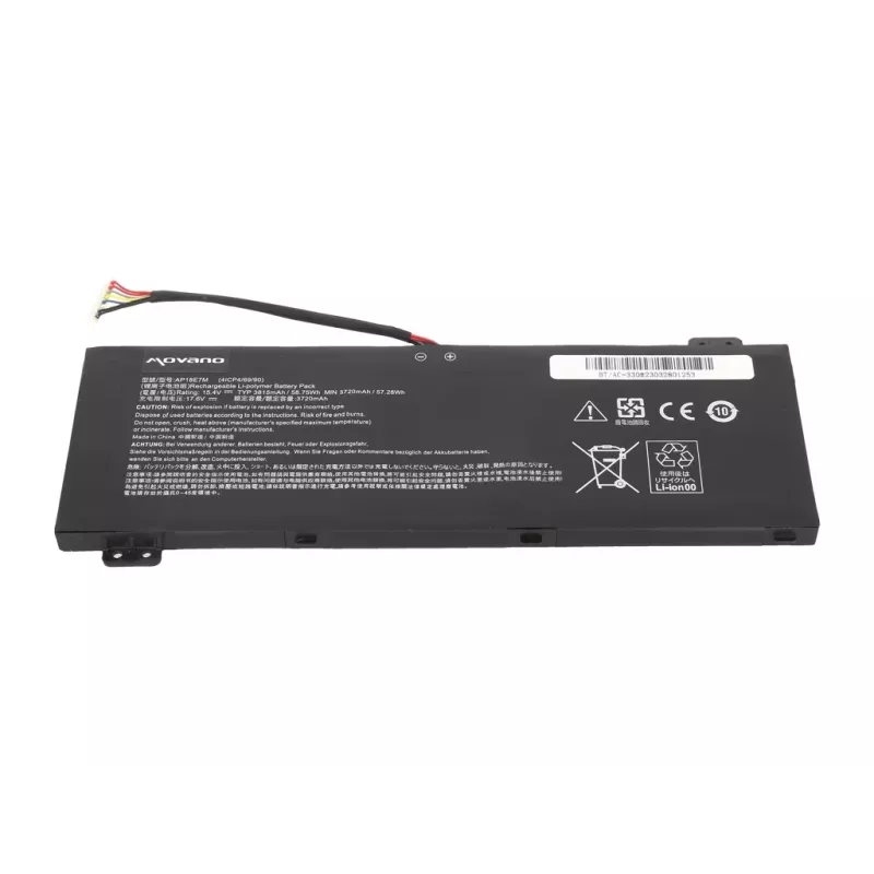 MITSU Accu AP18E7M voor Acer Nitro 5 AN515-54 AN517-51