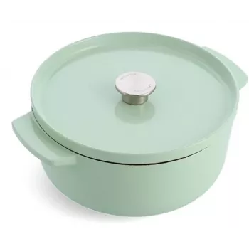 KitchenAid Braadpan van geëmailleerd gietijzer 26 cm, Pistache
