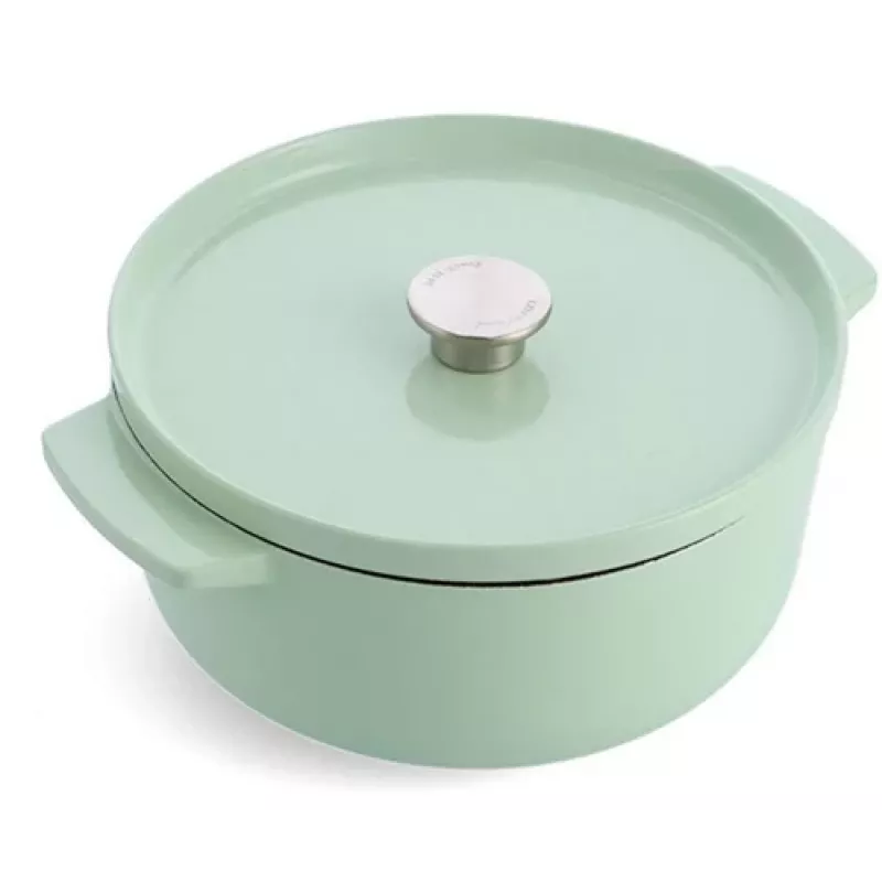 KitchenAid Braadpan van geëmailleerd gietijzer 26 cm, Pistache