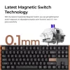 Keychron K8H-F1 75% Magnetic Wood Zwart gaming-toetsenbord