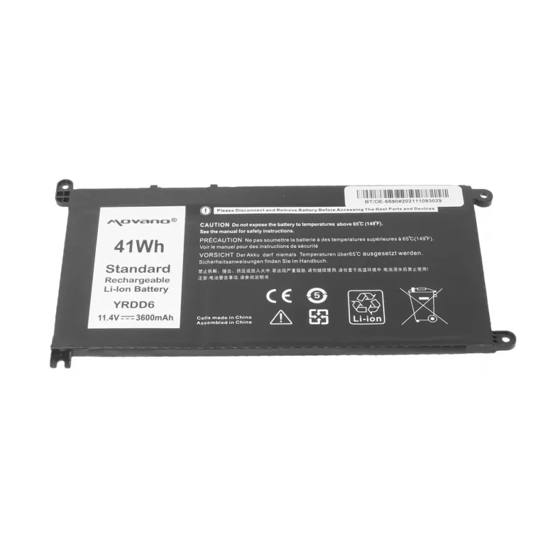MITSU accu YRDD6 voor Dell Inspiron 14 5481 5590 - 3600 mAh (41 Wh)